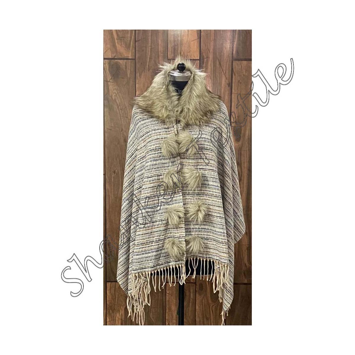 Genuine Cashmere Fur Stole Plush Fur Scarf Collar For Women cashmere shawl with fur trim shawl scarf stole for wedding shawls