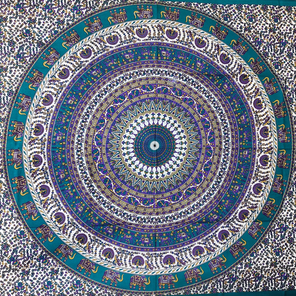 Durable Good Quality Custom printed Tapestry fabric mandala tapestry Wall Hanging Tapestry Decor MTP006  Bohemian Modern Room