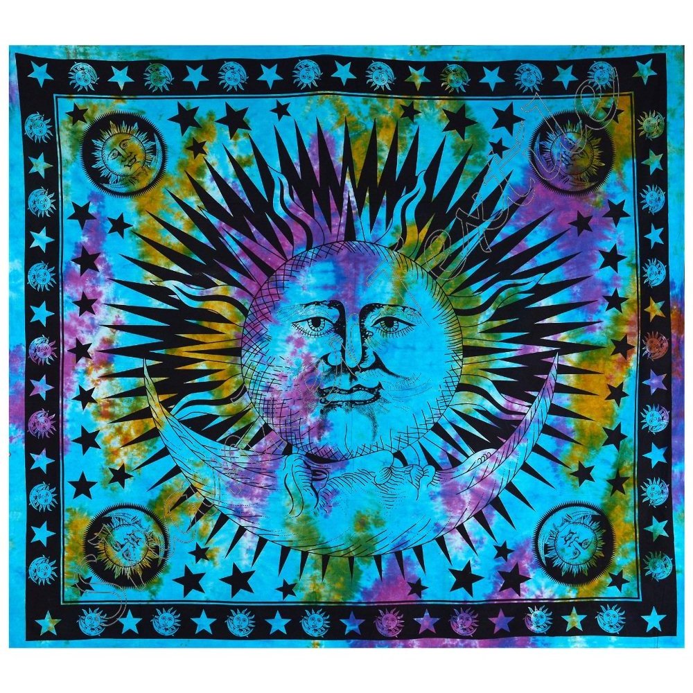 Cotton Beach Yoga Mat Home Decor Wall Hanging Mandala Tapestry Wall Hanging Indian Hippie Dorm Tapestries Bedspread Ethnic Decor