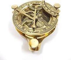 Decorative Nautical Brass Sundial Compass Sun Clock Dial Compass hiking compass for Anniversary Gift