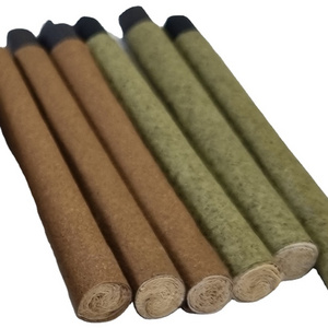 Brown Leaf Wraps & Rolling paper rolled cones straight tubes American Hem Brown & Green paper rolled cones in custom size 4 USA