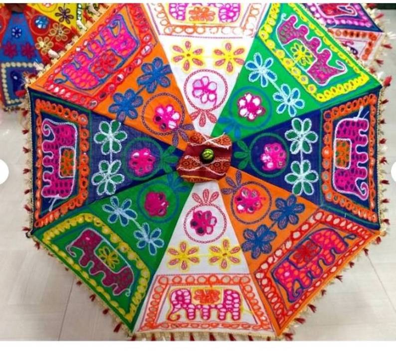 Beautiful Indian Wedding Haldi and Mehendi Decoration Umbrellas Birthday Party Decoration Umbrellas Sun Protected Umbrellas