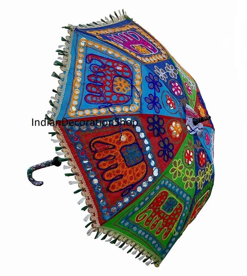 Beautiful Indian Wedding Haldi and Mehendi Decoration Umbrellas Birthday Party Decoration Umbrellas Sun Protected Umbrellas