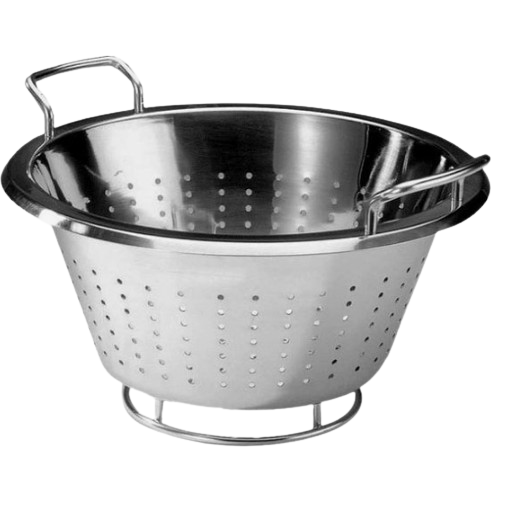 High Quality Food Fruit Basket Perforated Stainless Steel Metal Colander Desktop Storage Basket for Kitchen Living Room