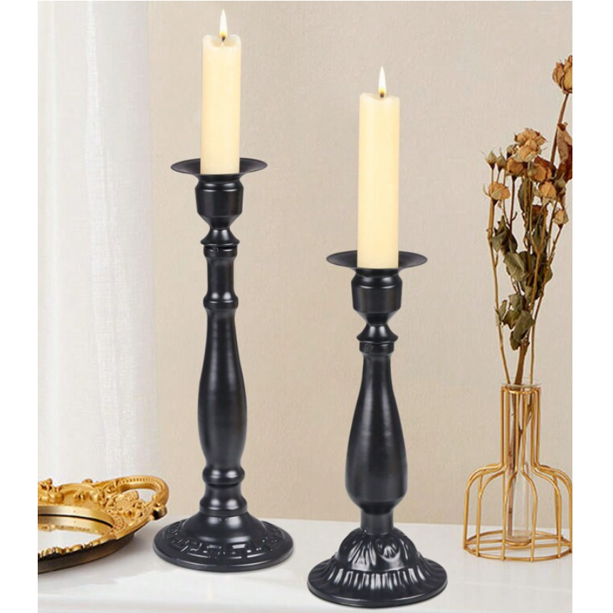 Handmade Attractive Designer Tealight Metal Candle Holder Classic Design  Black Finished Candlestick Made in India