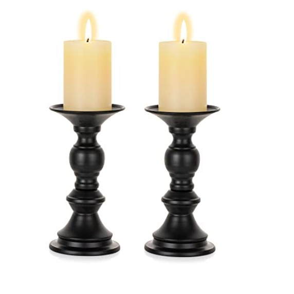 Handmade Attractive Designer Tealight Metal Candle Holder Classic Design  Black Finished Candlestick Made in India