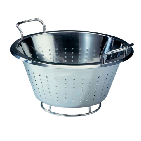 High Quality Food Fruit Basket Perforated Stainless Steel Metal Colander Desktop Storage Basket for Kitchen Living Room