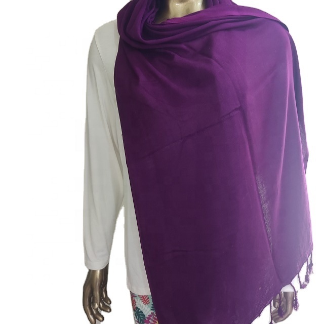 Imitation Pashmina shawls made of pure viscose can be customized color sizes material print packing manufactured in India Mumbai