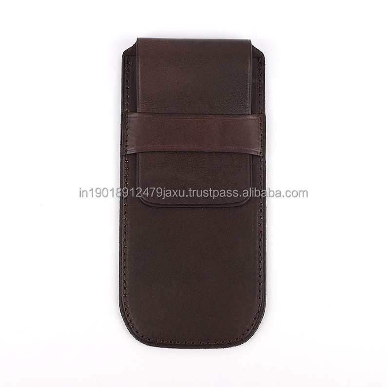 genuine leather watch roll case luxury travel watch roll 5 slots personalized men's gift bag travel watch roll cover bag