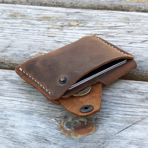 Leather Money Holder, Customized Genuine Leather Card Holder,  Personalized Leather Card Holder Manufacturer and Wholesaler