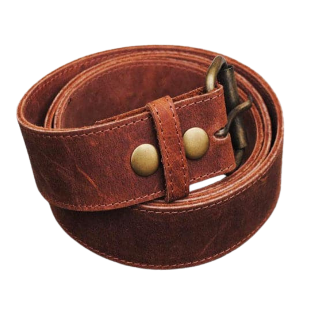 Buy New Design Hidden Money Pocket Travel Brown Leather Belts Plain Design Customization Manufacturer Leather Best Belt For Mens