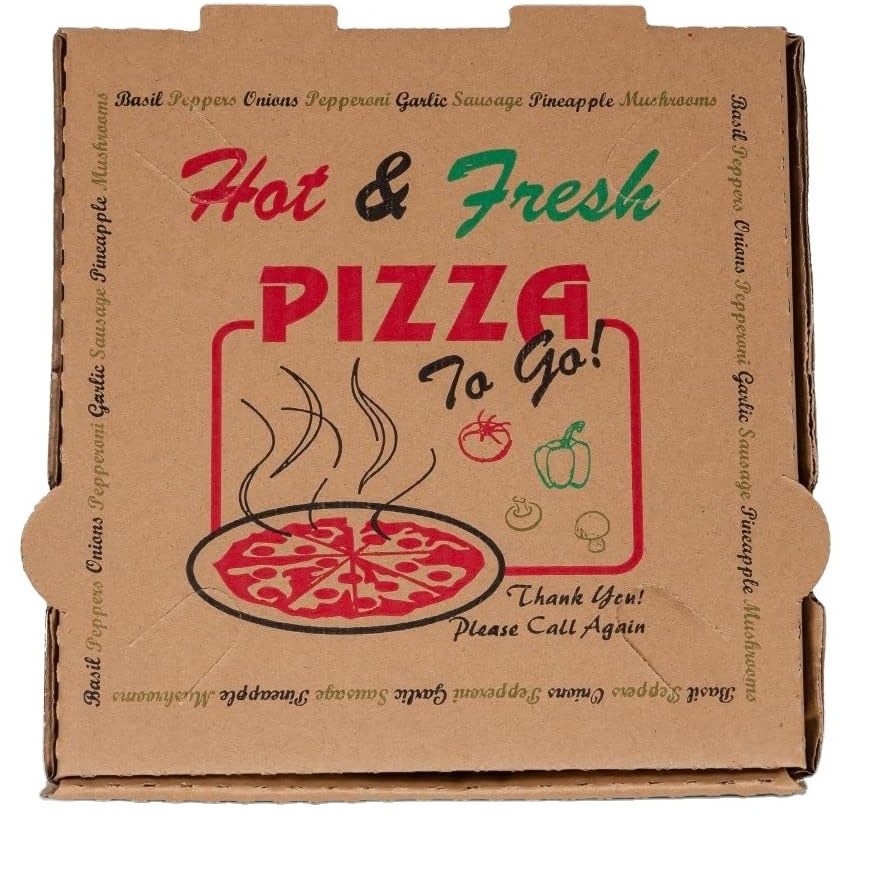 Best sale of  kraft paper made Pizza packing box With cheap price By Indian Seller and Manufacturer