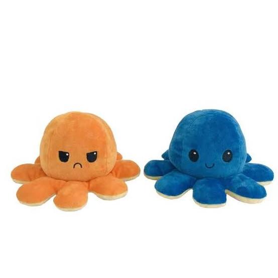 Hot selling Low MOQ Plush reversible Octopus Stuffed Animal Custom Soft Toys made with PP Cotton Multi- Color for kids adults