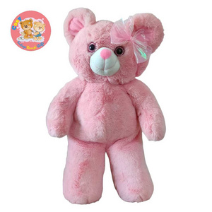 Cute and Lovely pink kitty doll stuffed animal plush toy cute cat wholesale customized super soft girl doll for gift