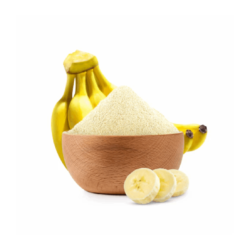 Organic Tasty Natural Freeze Dried Banana Fruit Powder Spray Dried Banana Powder Musa Paridisiaca Powder for Drink and Bakery