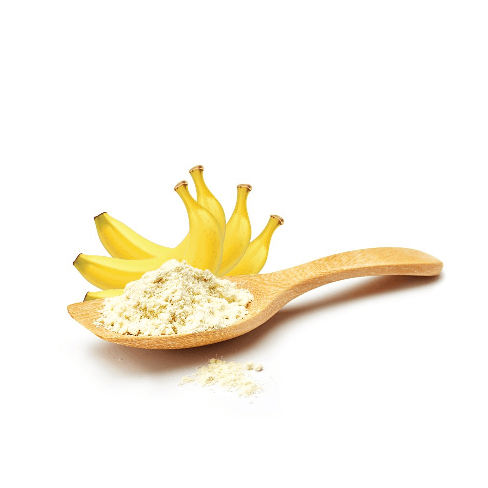 Organic Tasty Natural Freeze Dried Banana Fruit Powder Spray Dried Banana Powder Musa Paridisiaca Powder for Drink and Bakery