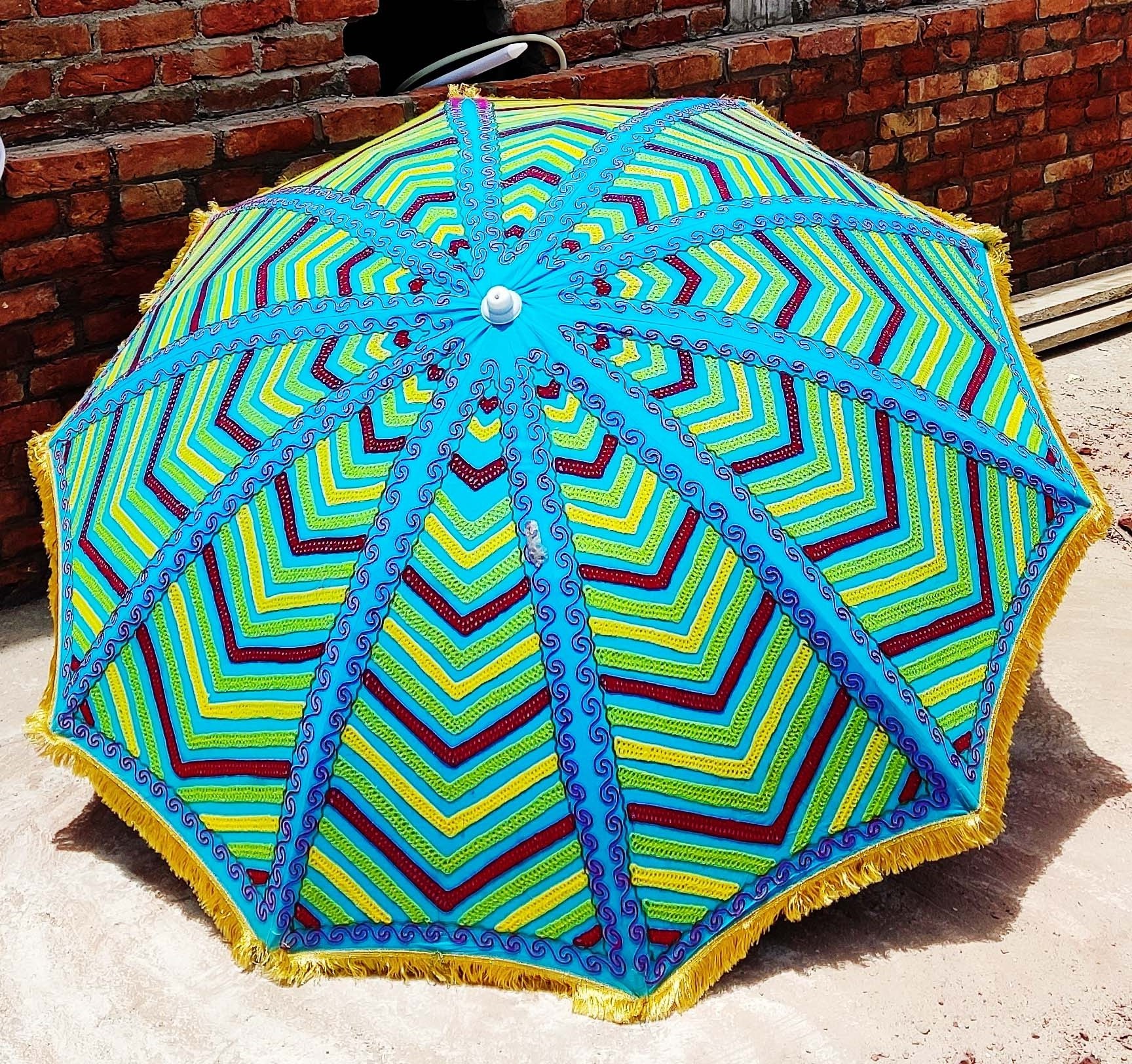 New Best Looking Outdoor Decoration Wedding Umbrella Party Parasols, Beautiful Design Umbrella Size Sun Shade Beach Umbrella