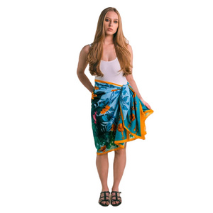 Printed Sarong Neck Scarves Cotton Scarf Shawl Bikini Cover Ups Wholesale Sarongs