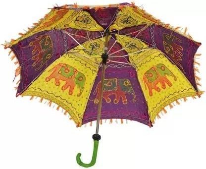 Handmade Embroidery Work Indian Umbrella For Wedding Decoration Hanging Indian Wedding Umbrella Handmade Umbrella Decorations Vi