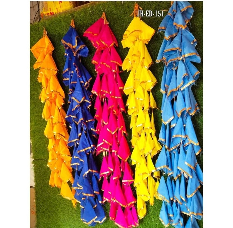 Gota Patti Hanging Bunches for Wedding decoration Haldi Mehndi Decor Item Party Back Drop Gotta Tassel Wedding Backdrops