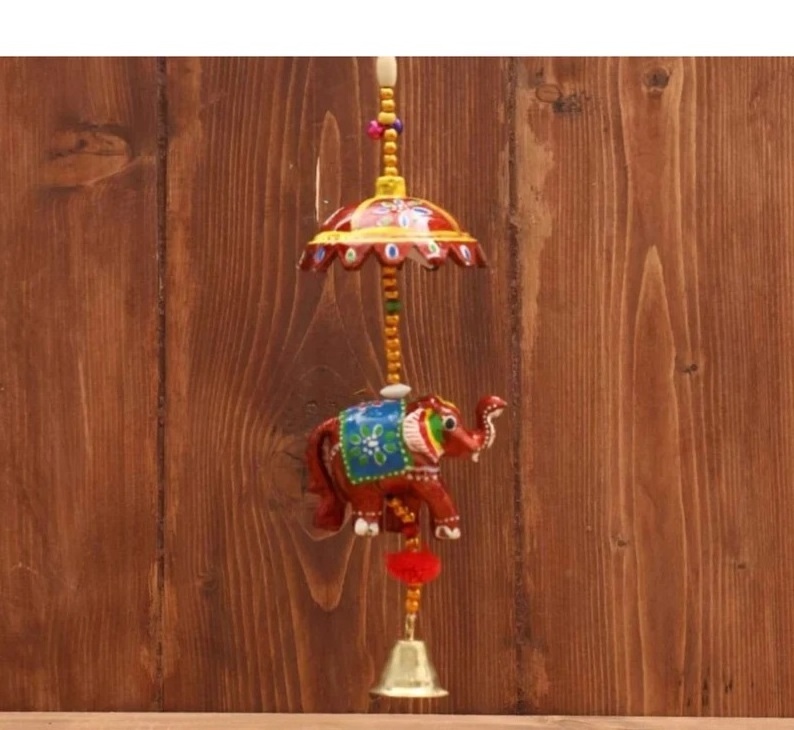 Indian Traditional Wall Hanging For Home Decoration Designer Ganesh And Elephant Door Hanger Event Mehndi Decor And Wedding