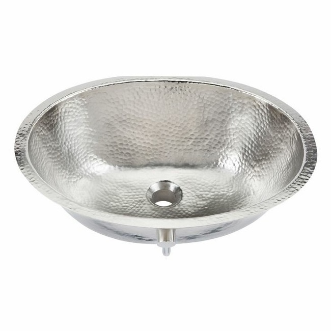 Kitchen Stainless Steel Sink Single Bowl Handmade Nickel Plated Round Shape Farmhouse Hotel & Restaurants With High Quality Used