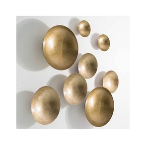 Modern Living Room Wall Decoration Luxury Gold Plated Round Shape For Bedroom Living Room Guest Room & Farmhouse Wall Accents