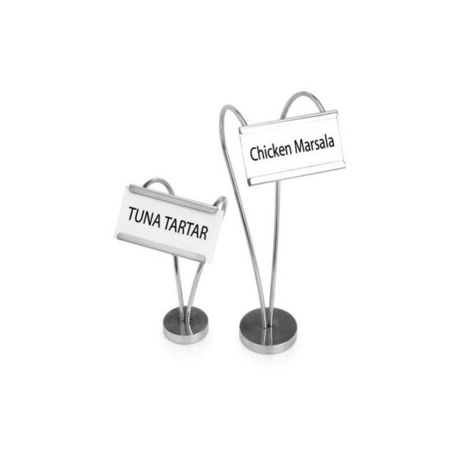 Metal Place Card Table Menu Holders Stand for Caterers Restaurant Party & Hotels Handmade Silver Plated Customised Size Shape