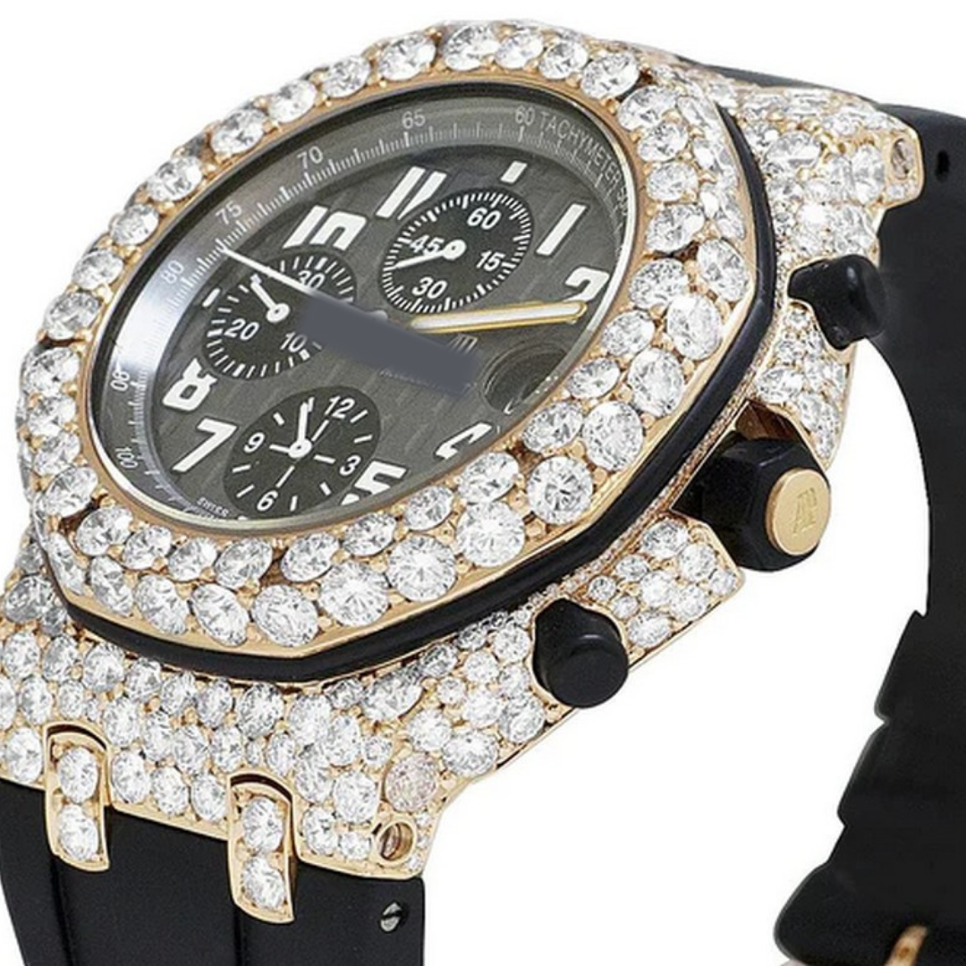 Pass Diamond Pen Tester Men Custom Brand Luxury Wrist Watch Bling Iced Out VVS Moissanite Diamond Watch