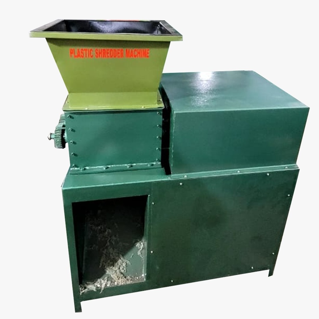 Top Selling Plastic Recycling Machinery Dual Shaft Pet Bottle Shredder Machinery from Indian Exporter and Manufacturer