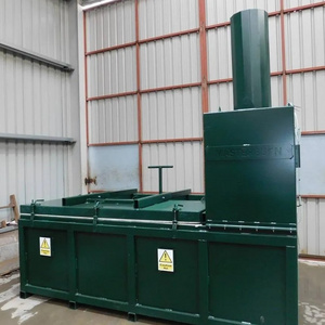 Waste Incineation Smokeless Incinerator Pet Animal Cremation Machine Price Wast Incinerator Human Body Incinerator