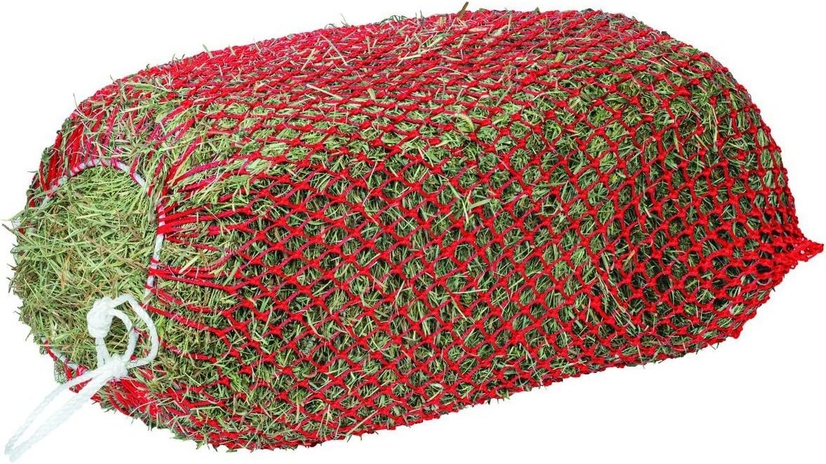 Hot seasonal Slow feeder Large Ring nylon Horse Hay & Ring Bag Nylon Rope Hay Bag Slow Feeder Horse Feeder