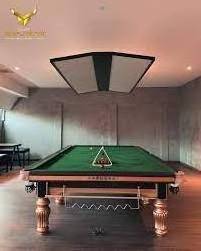 Pyrat Pool Table    Customized Modern 9ft Solid Wood Blue Slate Pool Billiard Table With Ball Return System