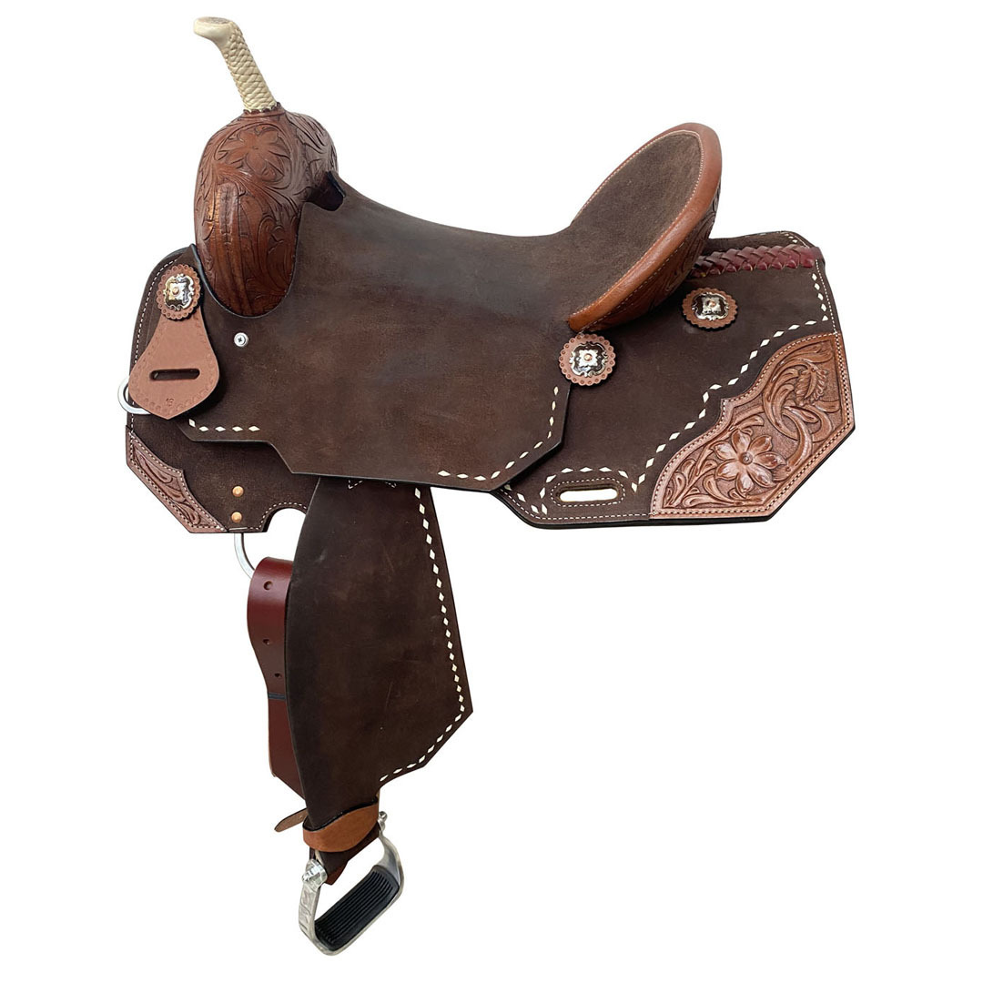 Western Dressage Racing Horse Saddle  Leather Made Western Leather Horse Saddle with Customized Designed Available For Sale