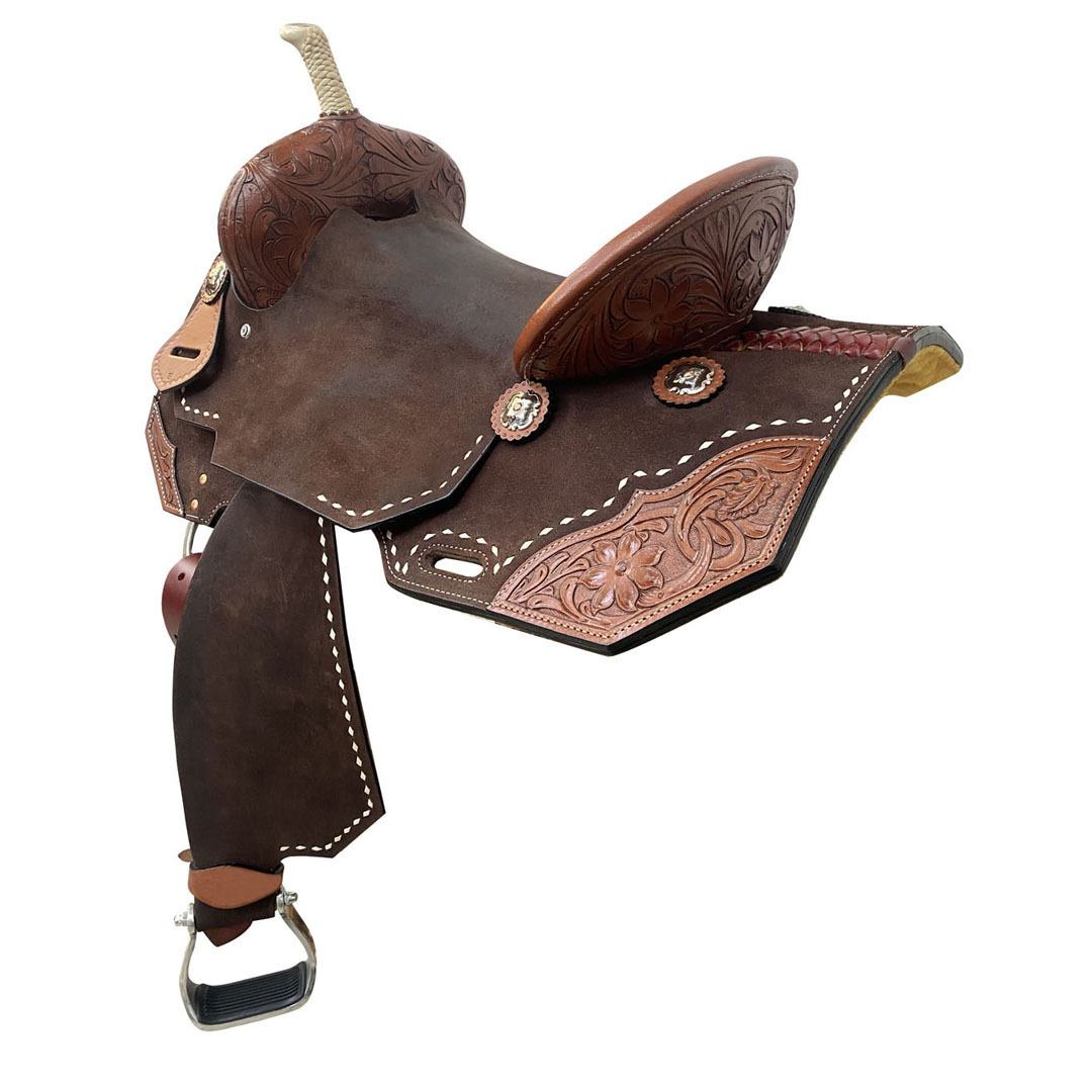 Western Dressage Racing Horse Saddle  Leather Made Western Leather Horse Saddle with Customized Designed Available For Sale