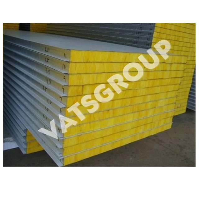 Aluminum Foam Production Line Price Glasswool Composite Sandwich Wall Panel Glass Wool Sandwich Panel