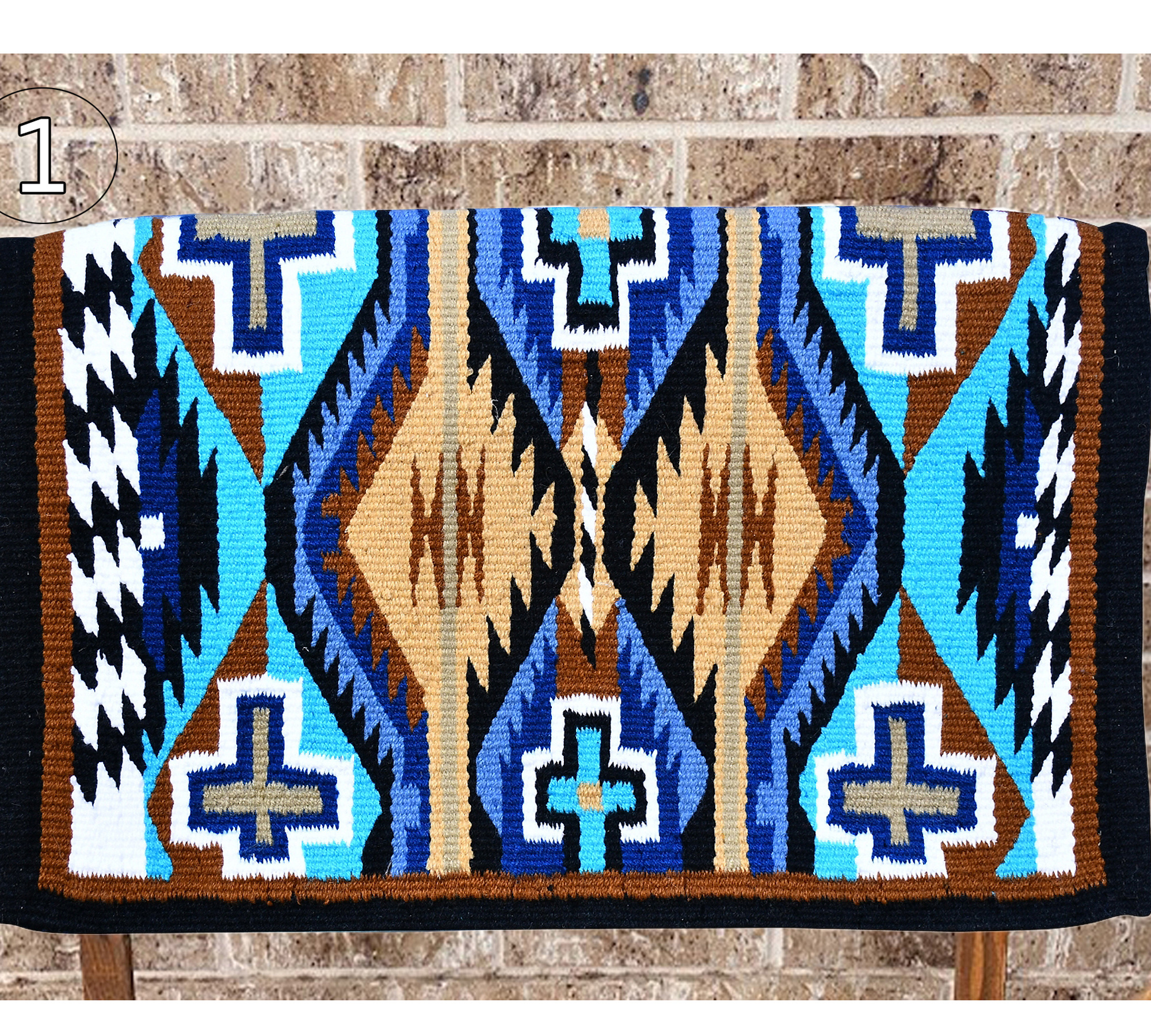 INDIAN SUPPLIER WESTERN RANCH PAD SADDLE BLANKET SADDLE BLANKET TIGHT WEAVING SADDLE BLANKET