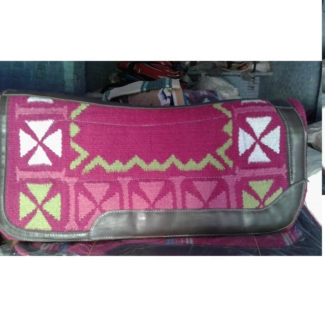 Wholesale Contoured Western Felt Woolen Saddle Pad Manufactured by Indian Exporter and Manufacturer With High Quality Material