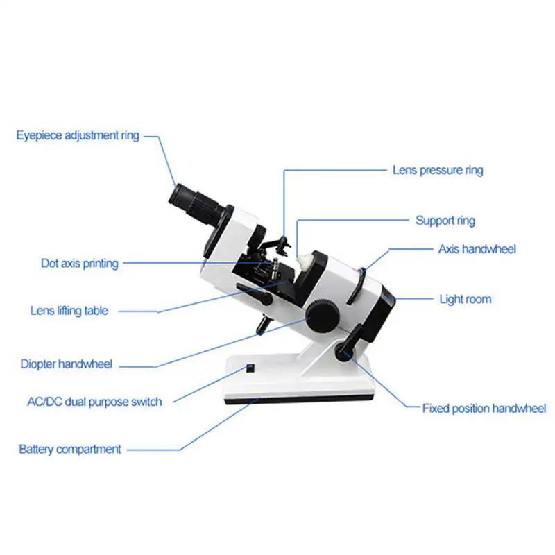 SS Manufacture Best Hand Held Other Optics Instruments Manual Lensmeter Auto Lens Meter Lensometer Free Shipping...