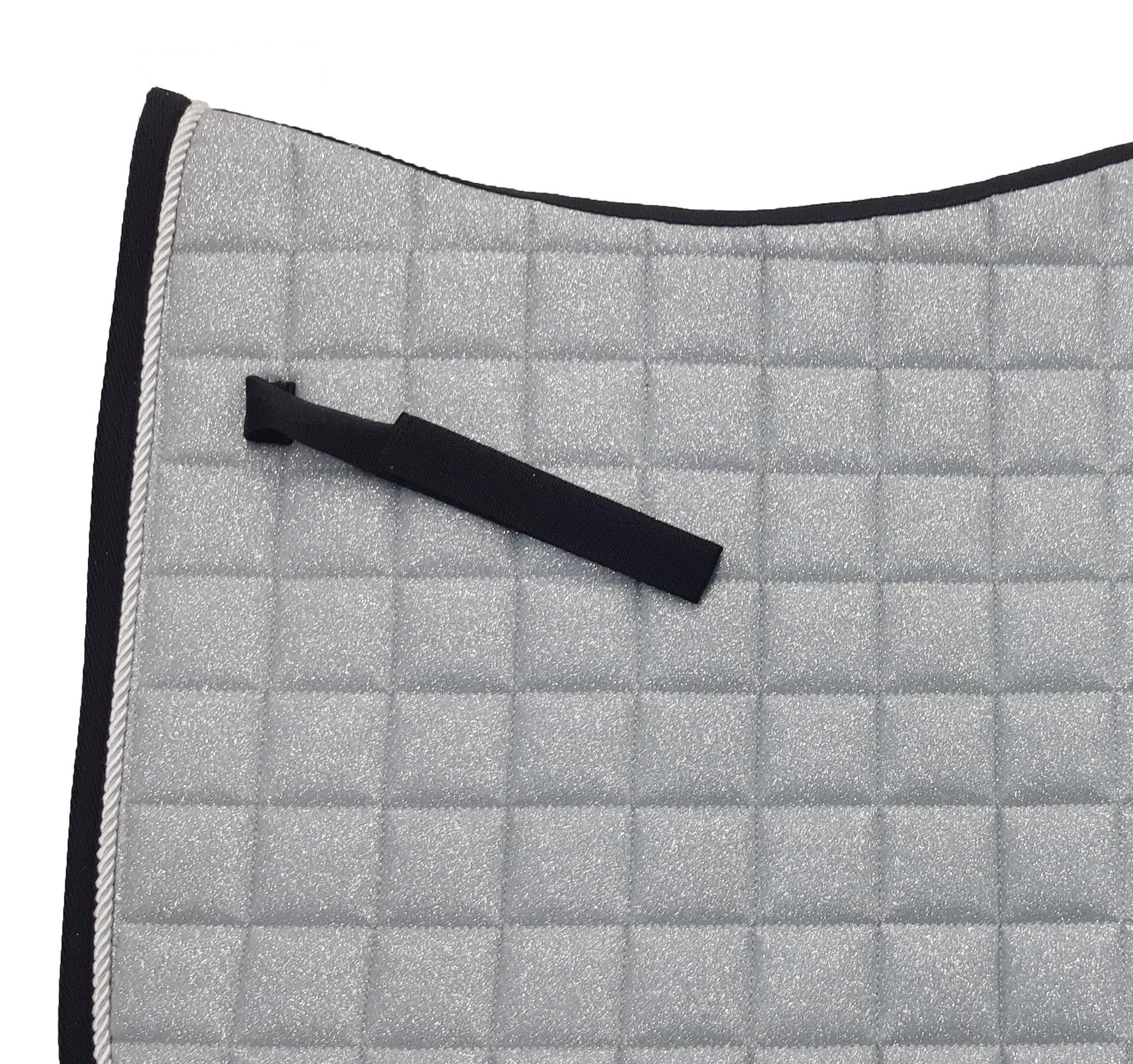 Latest Designed Modern Dressage Saddle Pad with Solid Grey Colored For Horse Racing Uses By Indian Exporters