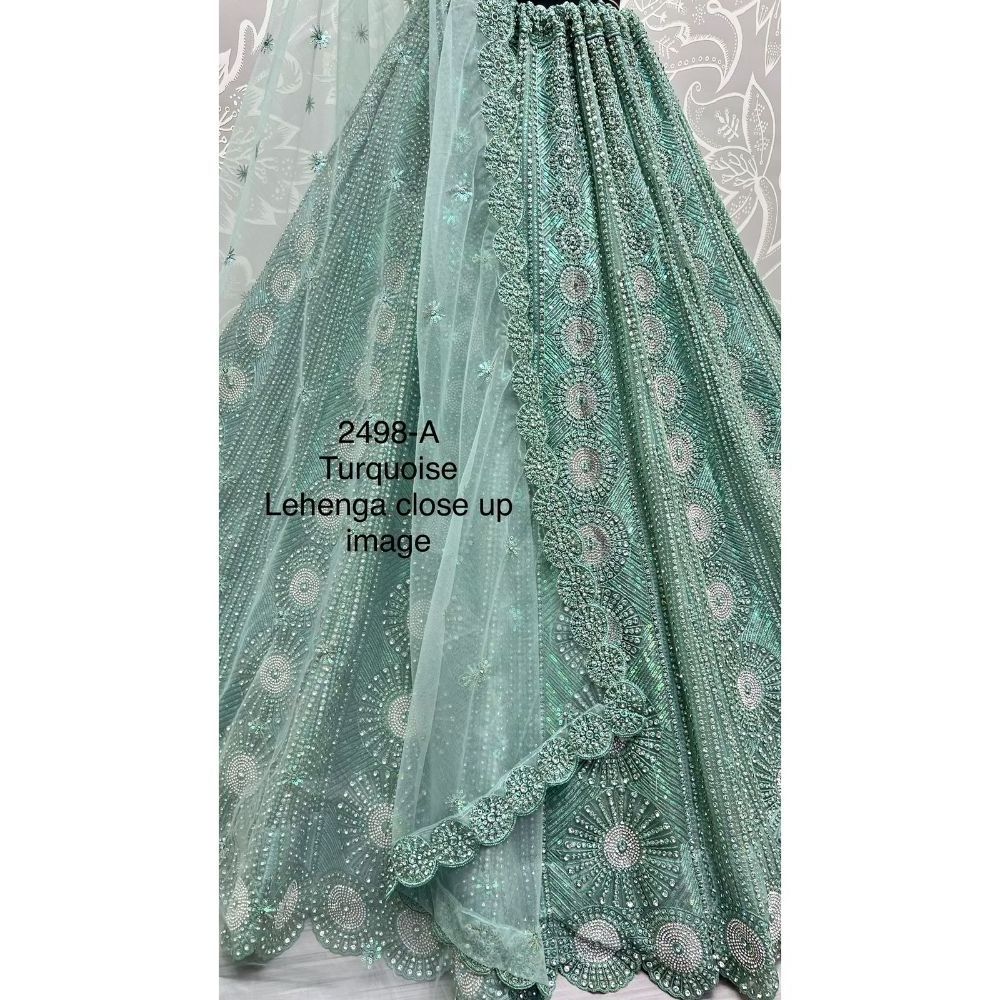 Fancy Embroidery Sequins and Zari Net Partywear Lehenga choli Designer Bridal Lehenga Choli from Indian Exporter