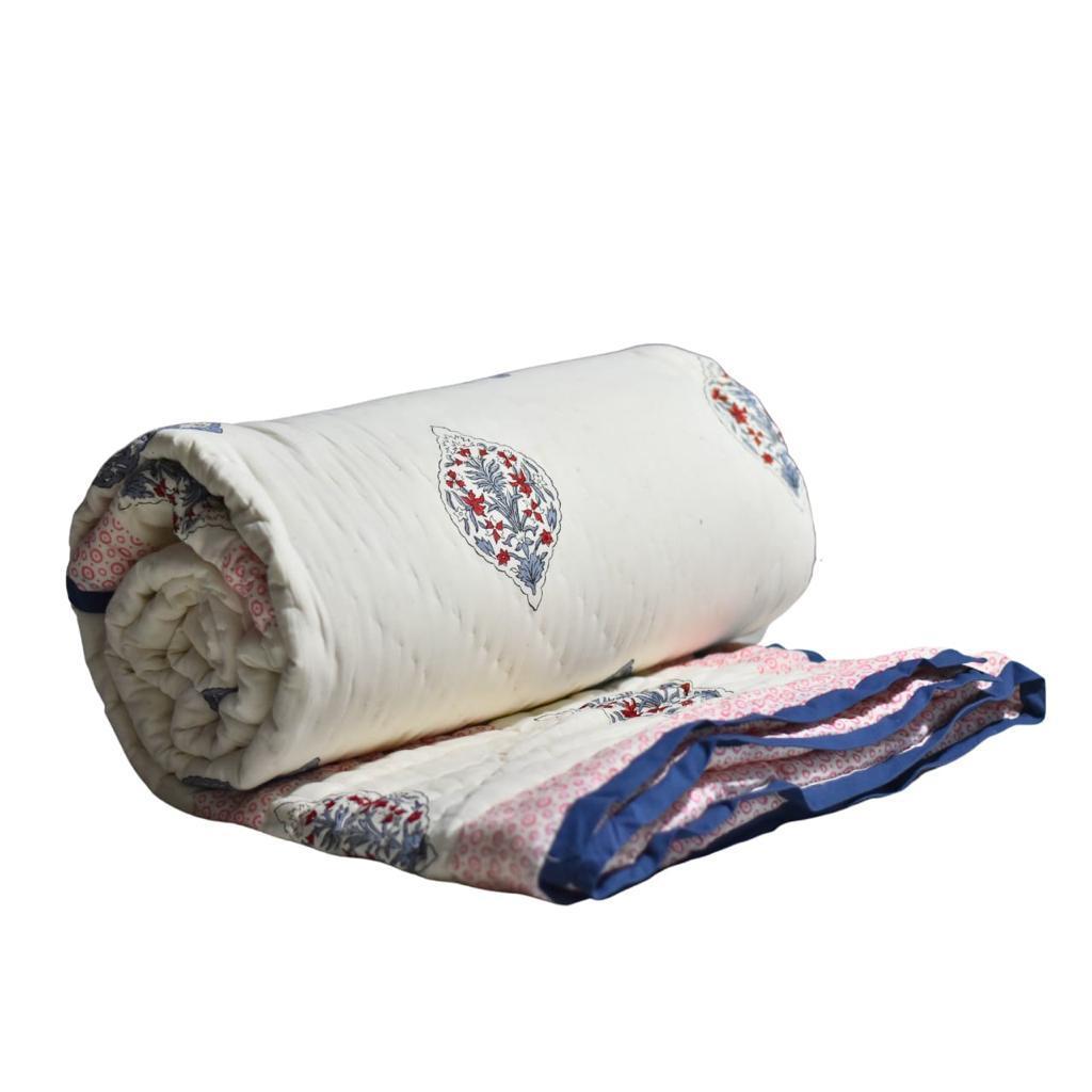 Wholesale Superior Quality Soft Quilt Set Throw Blanket Bedspread Pure Cotton Kantha Quilts for Home Decor At Sale Price