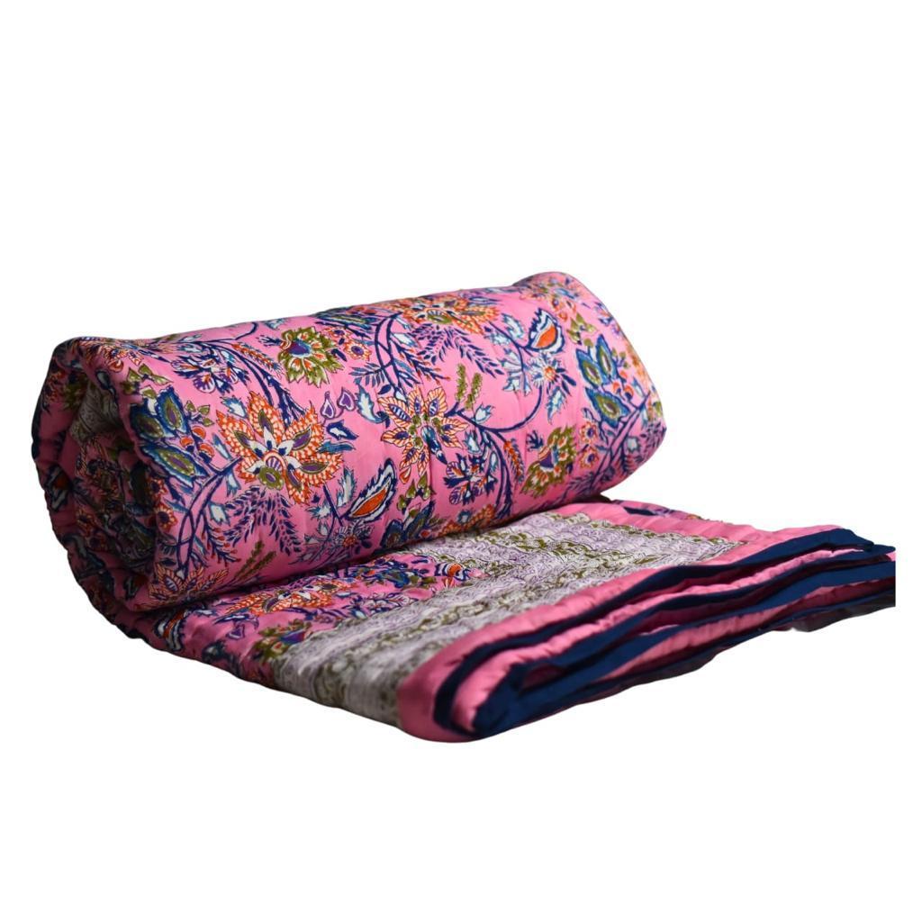 Wholesale Superior Quality Soft Quilt Set Throw Blanket Bedspread Pure Cotton Kantha Quilts for Home Decor At Sale Price