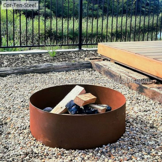 Decorative Garden Accessories Custom Fire Pit By Amaz Exports Handcrafted American Style Classical BBQ Grill Fire Pit