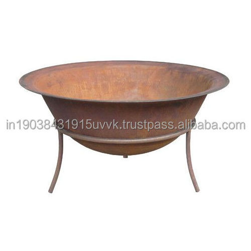 Top Quality Vintage Fire Pits Set Eco Friendly In Use Wholesale Unique Rustic Wood Burning Bowl For Garden Amazing Fire Pit