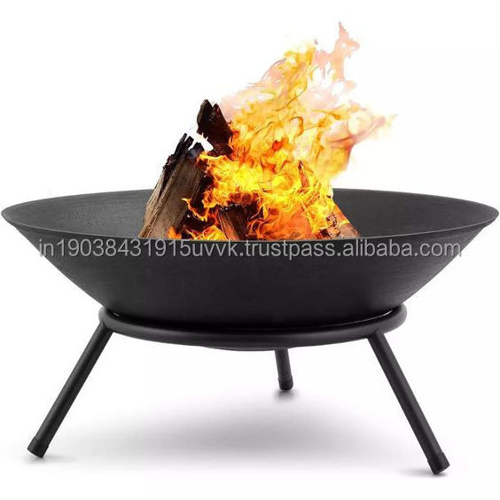 OEM ODM Customized Fire Pit With Abstract pattern Top Selling Made In India BBQ Grill Fire Pit For Indoor Outdoor uses