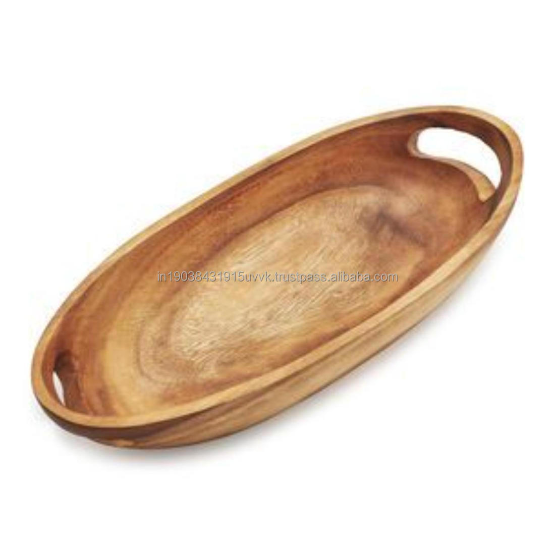 Household Office Useful Water Glass Serving Wooden Tray Supply With Standard Box Packed Super Selling 100% Natural Wood Tray