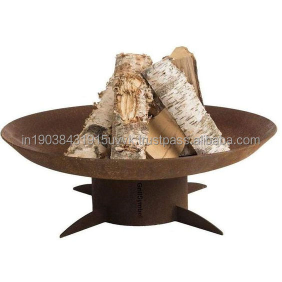 Decorative Garden Accessories Custom Fire Pit By Amaz Exports Handcrafted American Style Classical BBQ Grill Fire Pit