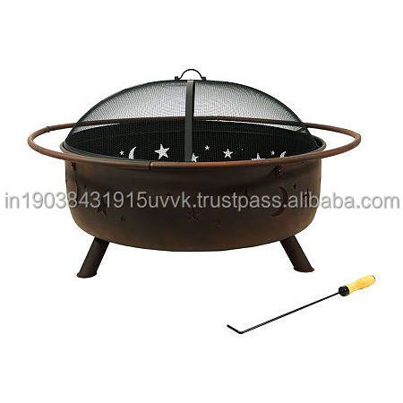 Corten Steel BBQ Fire Pit At Low Rates Metal Eco Friendly Good Quality Wholesale Wedding Grill Fire Pit For Garden Decor