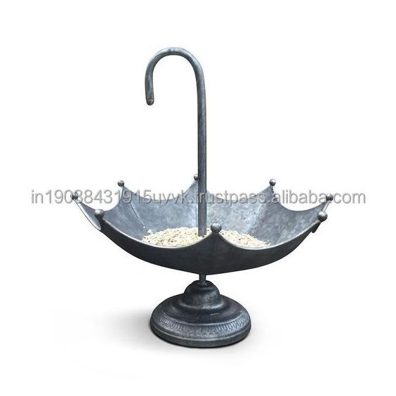 Garden Galvanized Bird Feeder Rustic Birds house Outdoor Garden Decorative Accessories Metal Bird Feeder at Low Prices